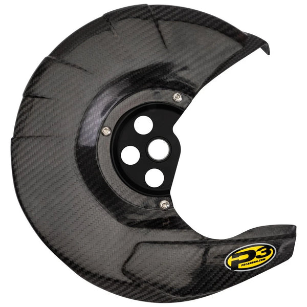 P3 Carbon Front Brake Disc Guard Kit For KTM 250 SX-F 2015-2025