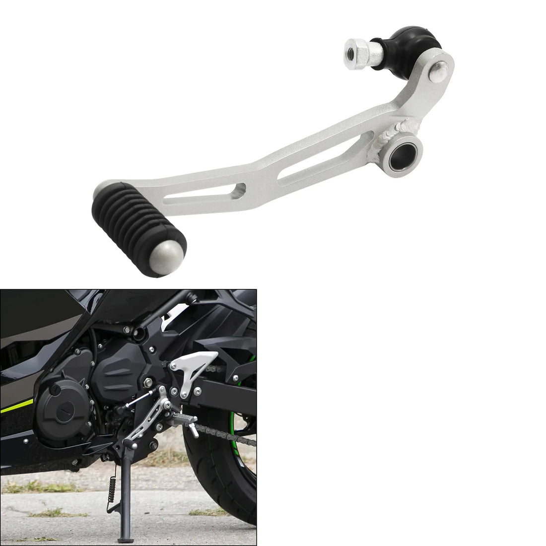 Shift Lever Shifter Pedal Fit For Kawasaki Ninja 400 2018-2023 Z500 24 Aluminum