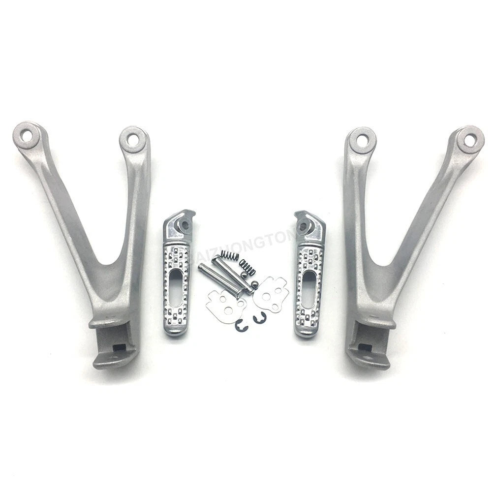 Silver Rear Passenger Foot Peg Bracket Fit for Honda CBR1000RR 2008 2009-2018 17