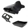 Chopped Trunk Backrest Two Up Mount Fit For Harley Touring Road Glide 2009-2013