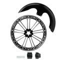 21" Front Wheel Rim Single Disc Hub & Fender Fit For Harley Road King 2008-2024