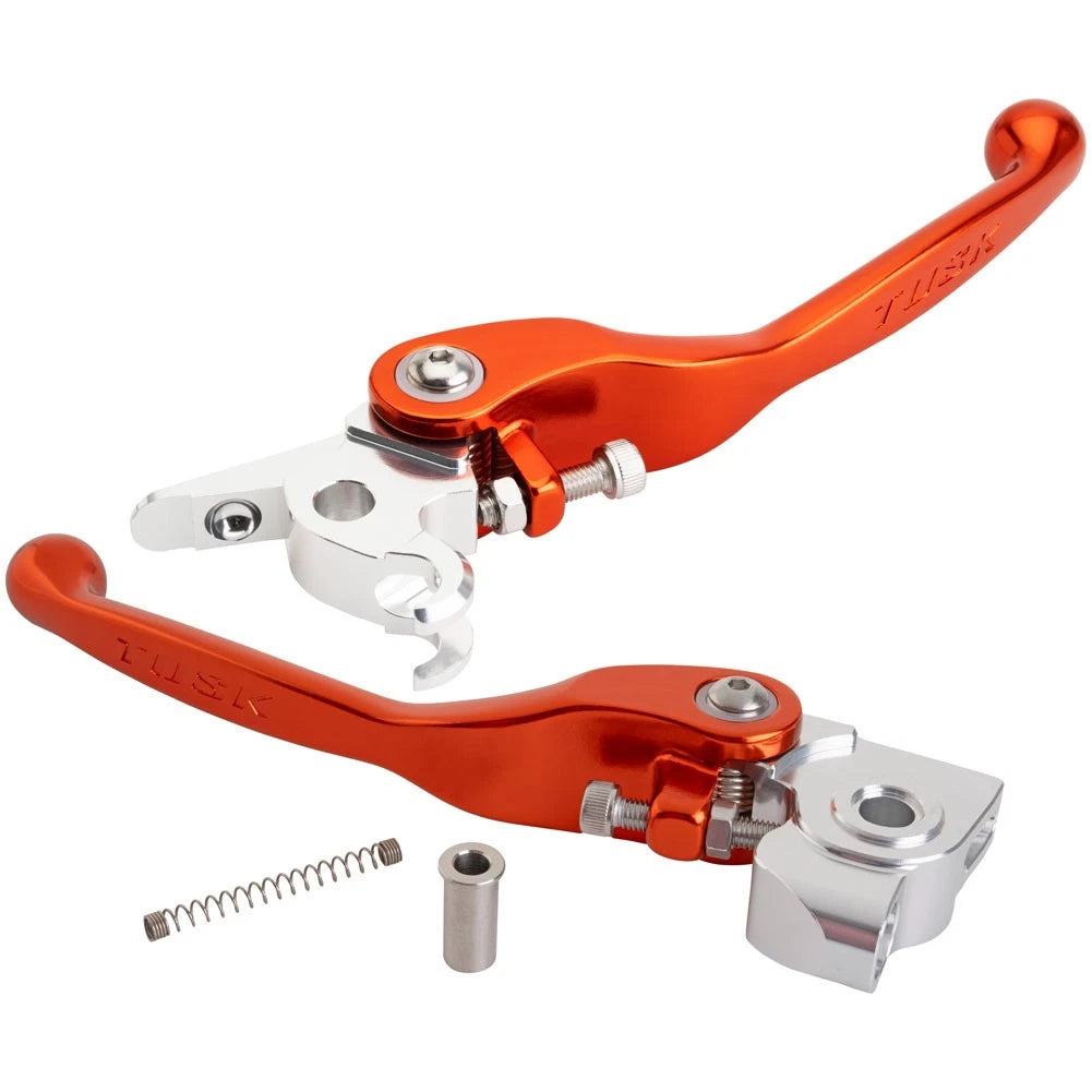 Tusk 2187460042 Axis Folding Lever Set Standard Orange