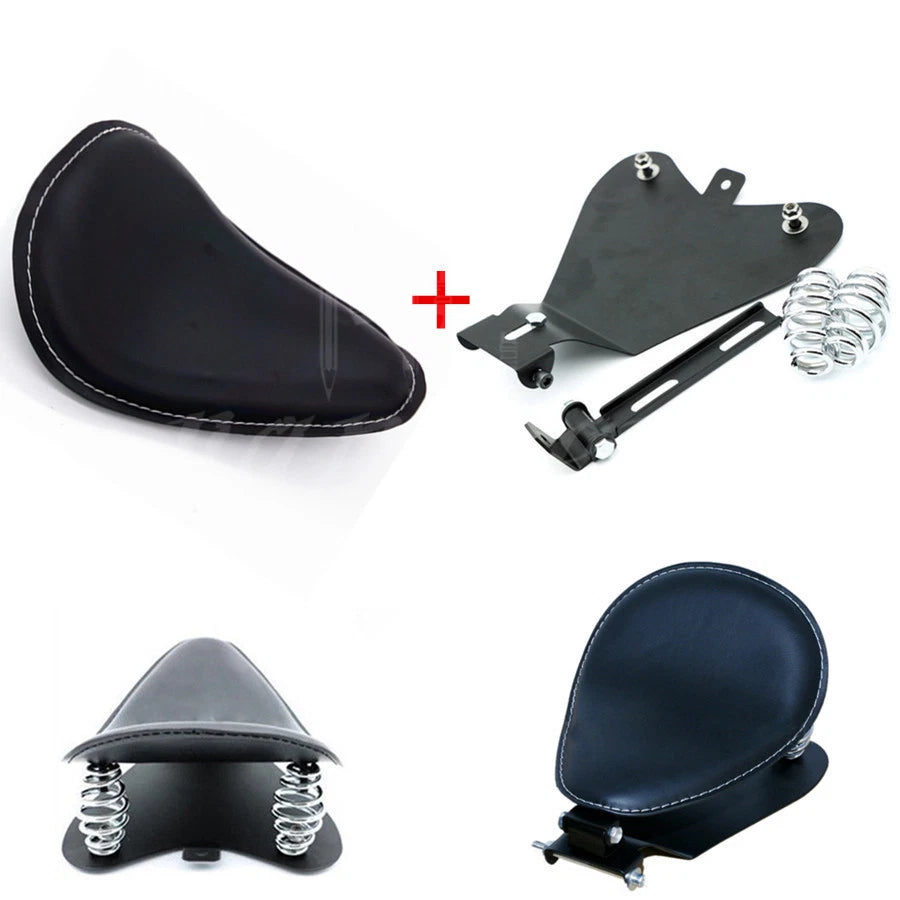 Motorcycle Black Solo Driver Seat Base Spring Bracket Kit For Harley Sportster