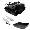 Chopped Trunk Backrest Mount Rack Fit For Harley Cvo Street Road Glide 2014-2026