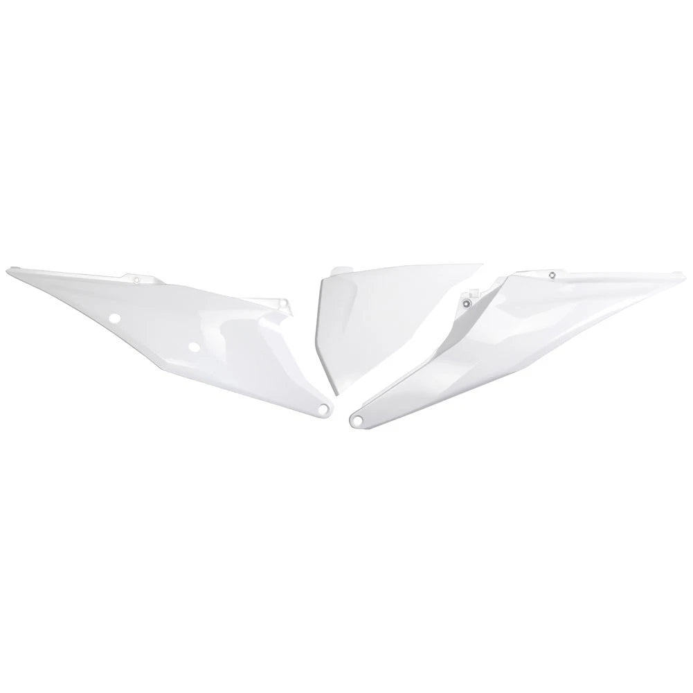 UFO Side Panels Non Vented 2020 White For KTM 150 XC-W (Fuel Injected) 2020-2023