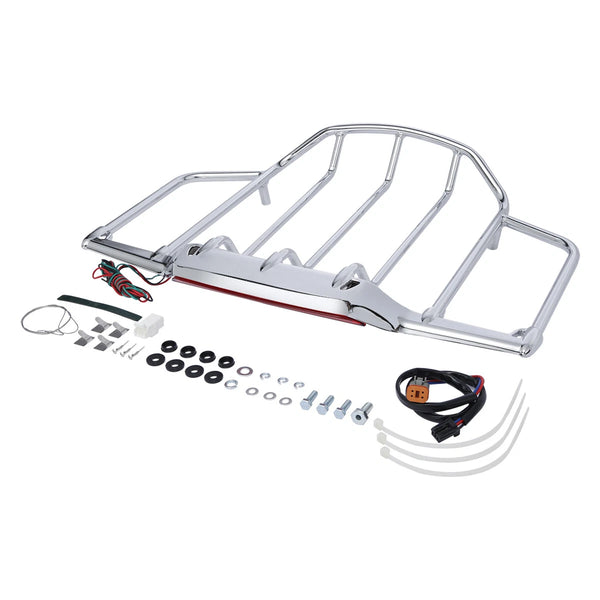 Trunk Luggage Rack LED Light Fit For Harley Touring Street Electra Glide 93-13