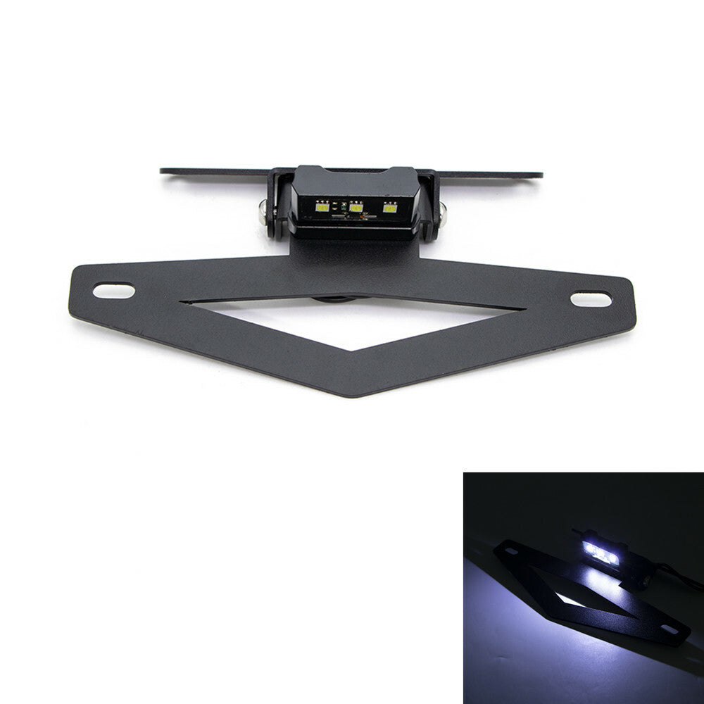 LED Tail Light Mount License Plate Light Bracket Holder For Benelli Leoncino 500
