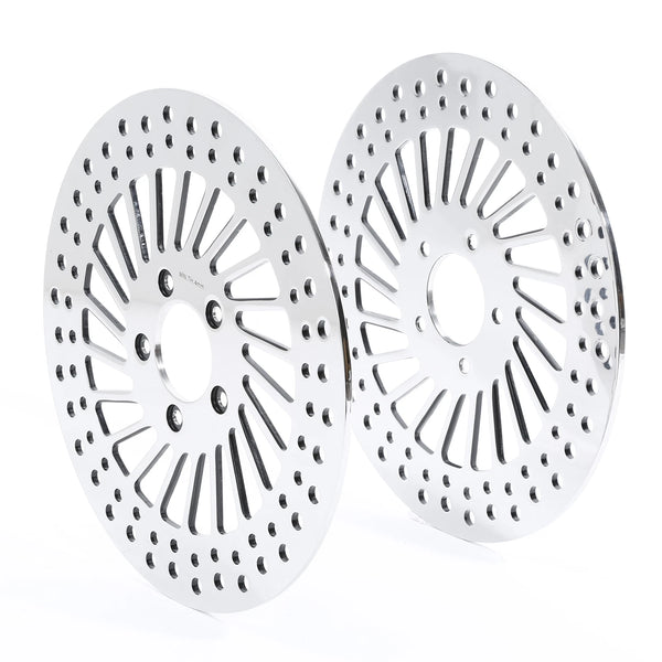 11.8" Front Left Right Brake Rotors Fit For Harley Touring 08-23 Sportster 14-22