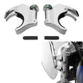 49mm Detachable Windshield Clamp Fit For Harley Dyna Street Bob Wide Glide 06-16