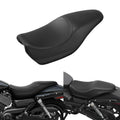 Two Up Driver Passenger Seat Fit For Harley Street XG500 XG750 2015-2020 Black