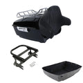 King Trunk Backrest Rack Mount Fit For Harley Touring Glide 97-08