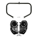 Lower Vented Leg Fairings Speaker Pods & Engine Bar Fit For Harley Touring 09-13