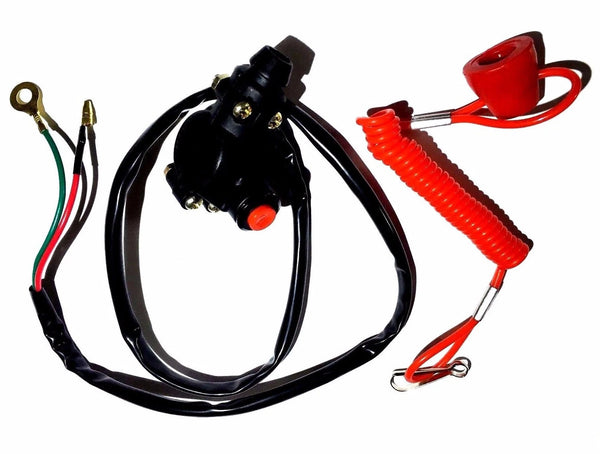 Interruptor DE Parada Con Correa DE Seguridad Motor Fueraborda FORYAMAHA/MOTOR