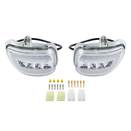 Front LED Turn Signals Light Fit For Honda Goldwing 1800 GL1800 2001-2017 16 15