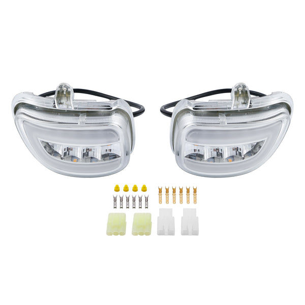 Front LED Turn Signals Light Fit For Honda Goldwing 1800 GL1800 2001-2017 16 15