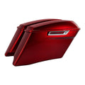 4" Hard Extended Saddlebags Fit For Harley Road Glide 14-24 Velocity Red Sunglo