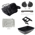 King Trunk Luggage Mount Rack Speakers Light Plate Fit For Harley Touring '14-26