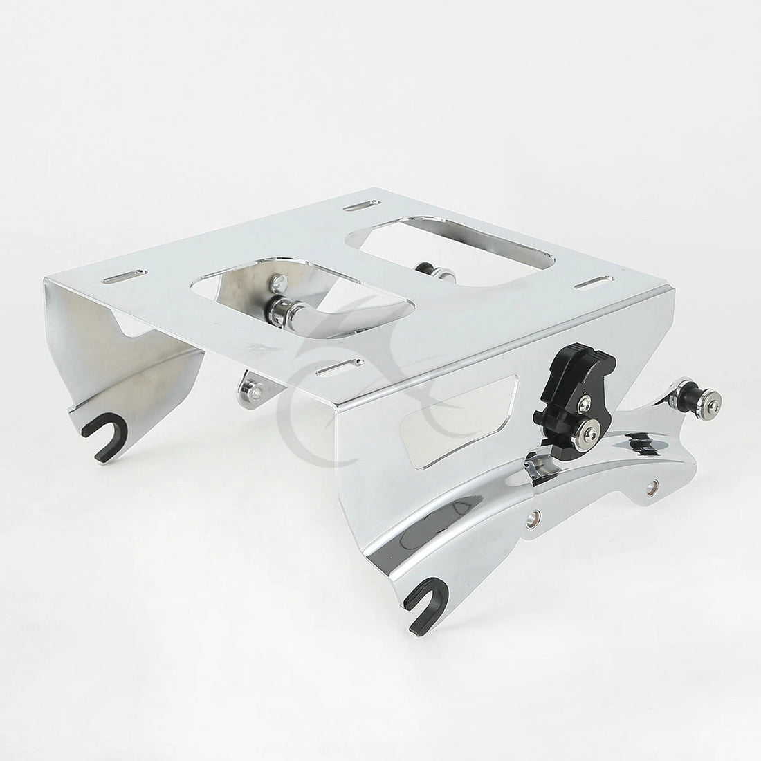 Chrome Solo Mount Rack Docking Hardware Kit Fit For Harley Touring 2014-2026 25
