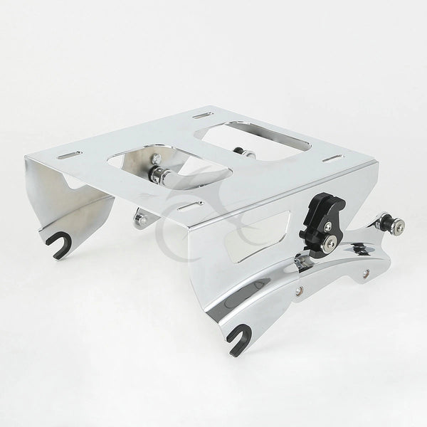Chrome Solo Mount Rack Docking Hardware Kit Fit For Harley Touring 2014-2026 25