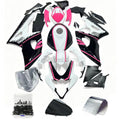 Glossy White Black & Pink Fairing Kit +Tank +Bolts for Suzuki GSXR1000 2005-2006