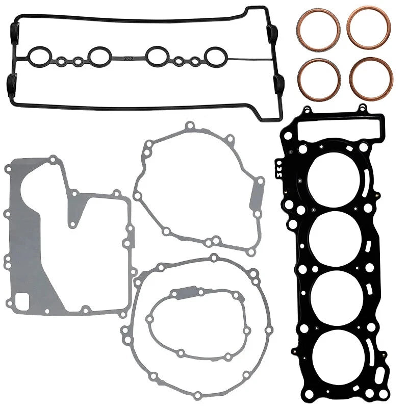 Cylinder Head Crankcase Cover Gasket Kits Set For Yamaha R6 YZFR6 2006-2024