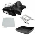 Chopped Trunk Backrest Mount Fit For Harley Touring Cvo Street Glide 2014-2026