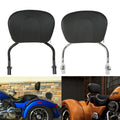 Detachable Sissy Bar Pad Backrest For Harley Flrt Freewheeler 15-25 Chrome/Black