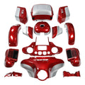 Fairings Bodywork Fit For Harley Electra Glide 14-23 Wicked Red/Barracuda Silver