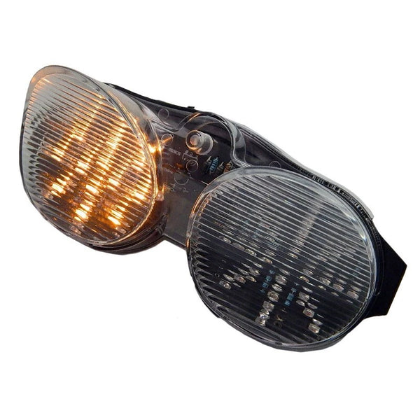 LED Brake Tail Light Clear Integrated Turn Signal For Yamaha Yzf R6 1999-2002 01