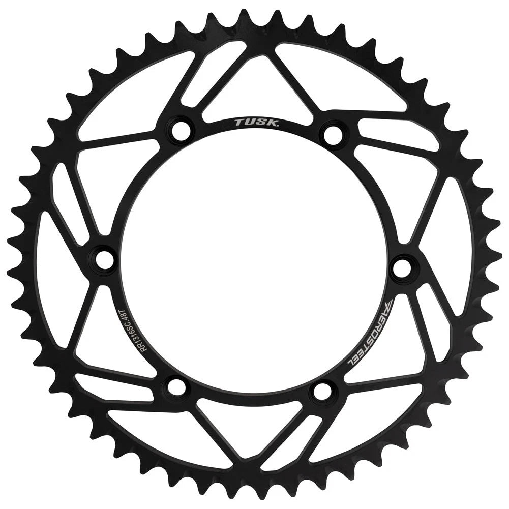 Tusk AeroSteel Rear Sprocket 48 Tooth For Kawasaki KX250 X 2021-2026