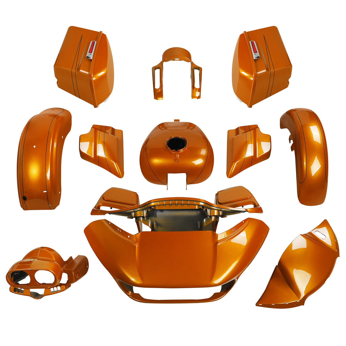 Fairing Body Set Fit For Harley Road Glide Special 2015-2024 Amber Whiskey