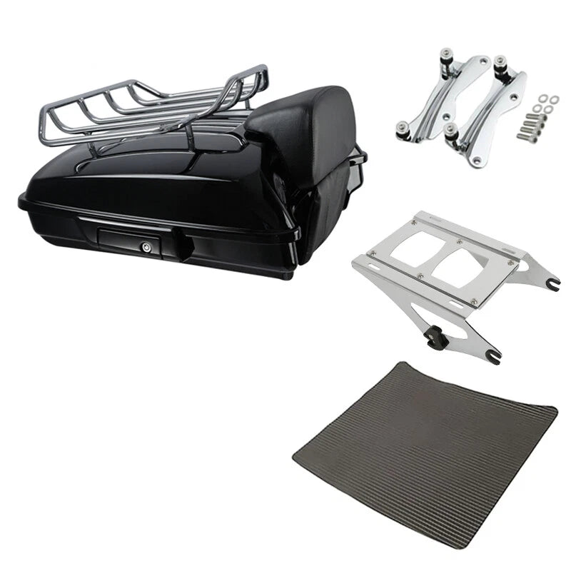 Razor Trunk Backrest Rack Docking Fit For Harley Touring CVO Road Glide 2014-26