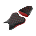 Black Red Rider Driver & Passenger Seat Fit For Yamaha Yzf R6 YZF-R6 2006-2007