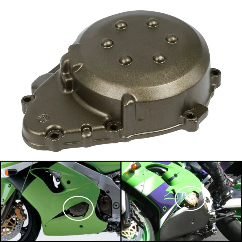Left Generator Stator Cover Crankcase Fit For Kawasaki Ninja ZX9R ZX-9R 98-03 02