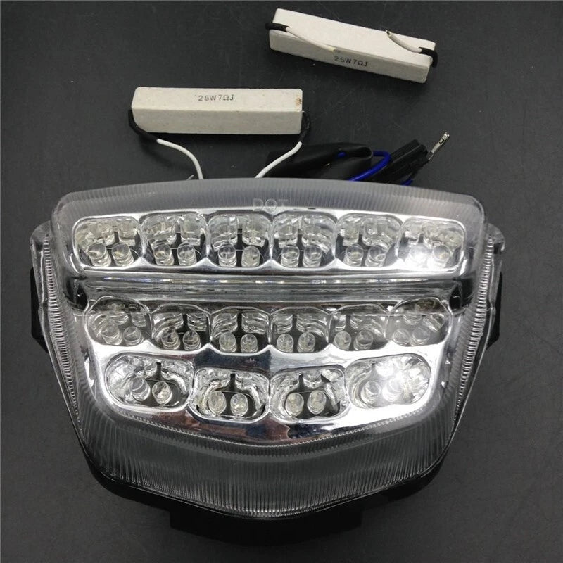 Fit For Honda CBR1000RR 2008-2016 09 Tail Light LED Clear Integrated Turn Signal