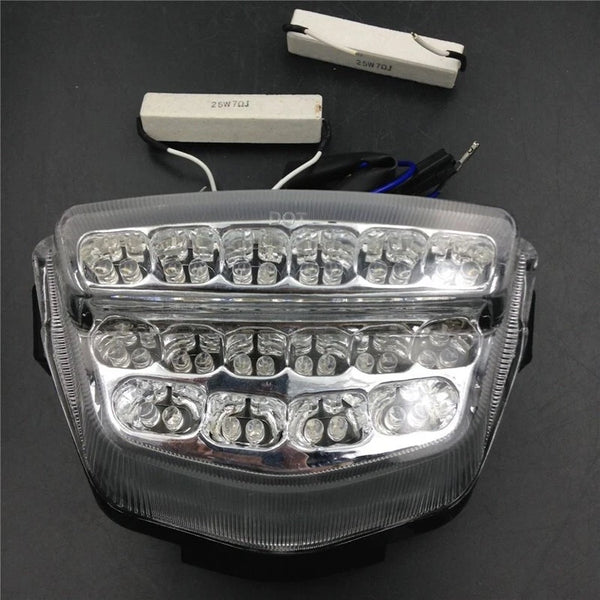 Fit For Honda CBR1000RR 2008-2016 09 Tail Light LED Clear Integrated Turn Signal