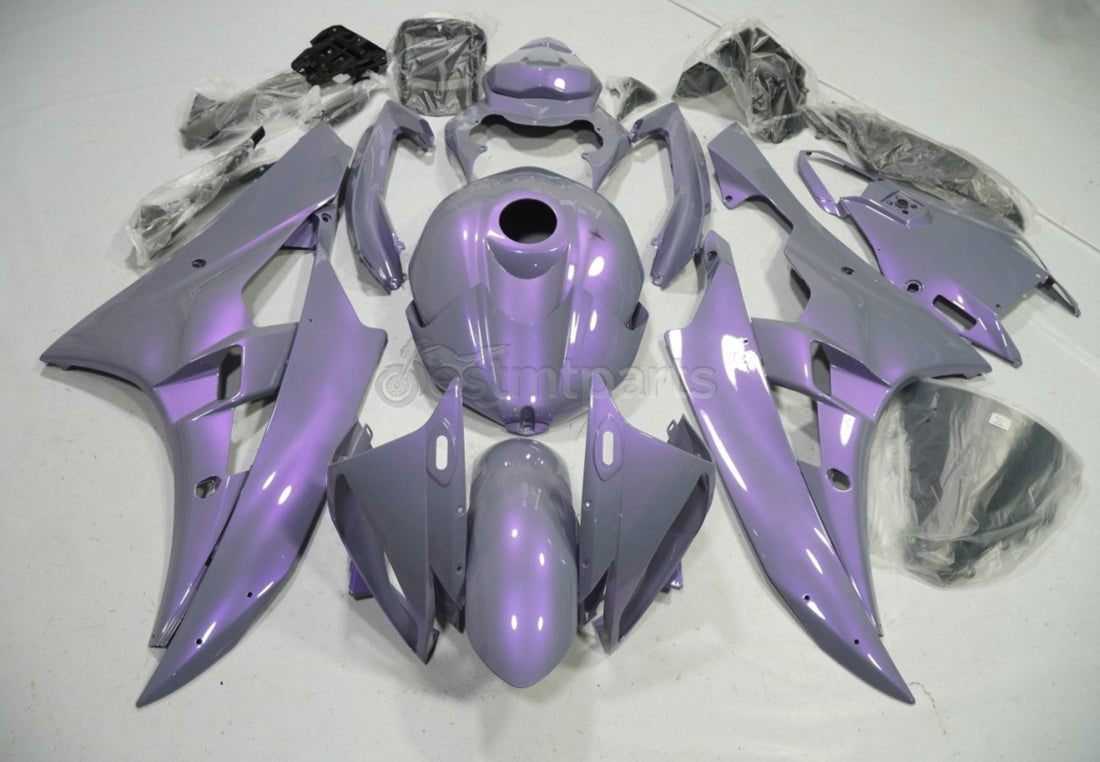 Chameleon Gray Dazz Purple Fairing Kit w/ Tank Cover for Yamaha YZF R6 2006-2007