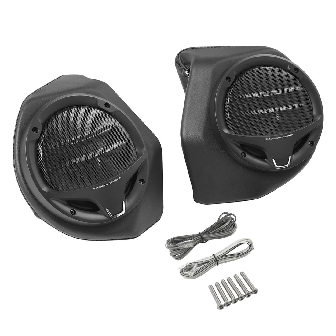 Black 6.5" King Trunk Speakers Fit For Harley Touring 2014-2024 23