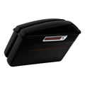 Hard Saddlebags Fit For Harley Touring Road King Glide 2014-2024 Black Denim