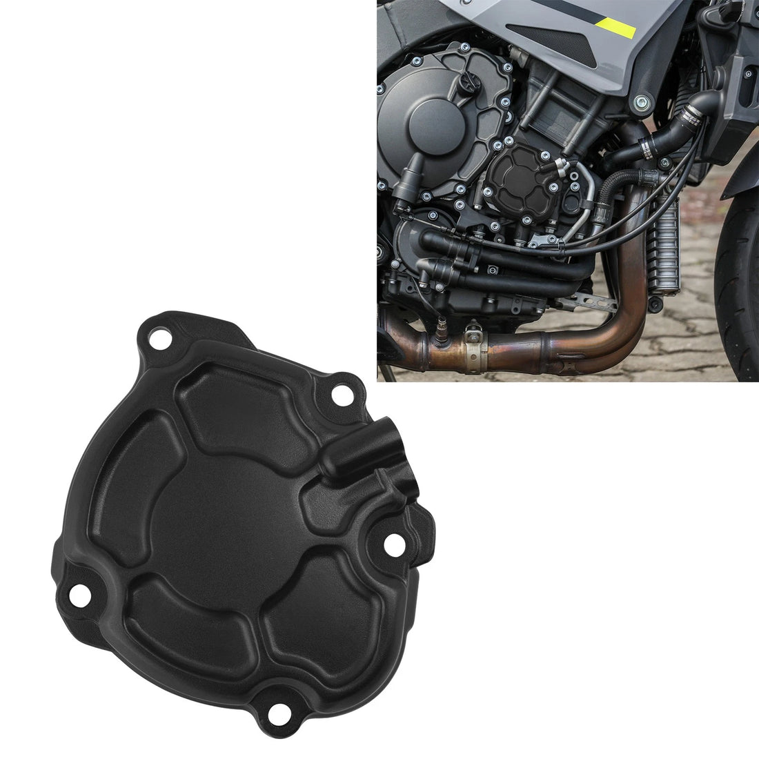 Black Oil Pump Cover Fit For Yamaha 2015-2025 Yzf R1 2018-2025 MT-10