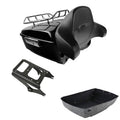 King Trunk Backrest Mount Rack Fit For Harley Touring Road Glide 2009-2013