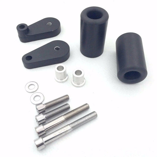 For 2004 2005 Kawasaki Ninja ZX10R ZX1000C Frame Sliders Crash Protector Black