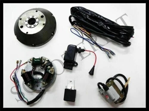 For Vespa 12V Electronic Kit 6V Conversion kit Vba Vbb Vbc Vlb Vna Super Sprint