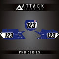 Attack Graphics 2069890010-298bb2-18 Pro Series Restyle Number Plate Backgrounds