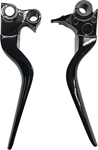 Harddrive 53326 Lsr Lever Set Black Big Twin 96-16 XL 96-03 with Cable Clutch