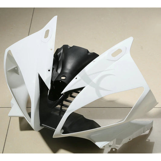 Unpainted White Upper Front Fairing Cowl Nose Fit For Yamaha Yzf R6 YZF-R6 06-07