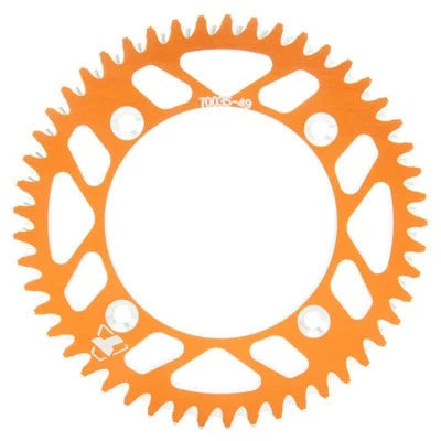 Tusk 209-167-0035 Rear Aluminum Sprocket 49 Tooth Orange