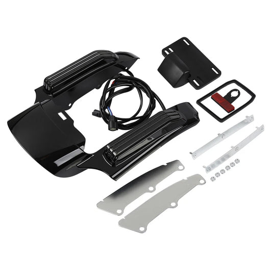 Vivid Black Rear Fender Fascia Fit For Harley Road King Street Glide 2014-2024