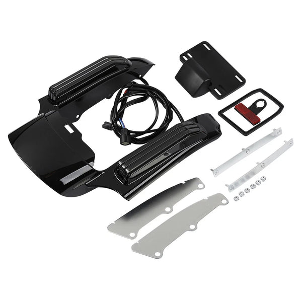Vivid Black Rear Fender Fascia Fit For Harley Road King Street Glide 2014-2024