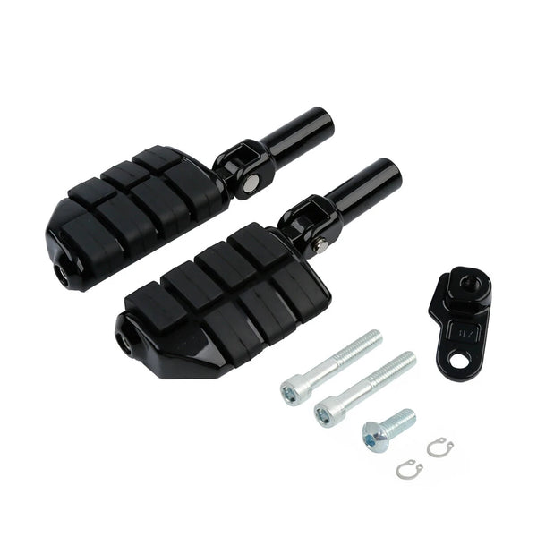 Rear Footpegs Peg Mount Fit For Harley Softail Slim Fls 12-17 Cross Bones 08-11